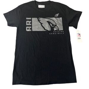 NEW NFL Team Apparel Arizona Cardinals‎ Mens S Black Graphic T-Shirt